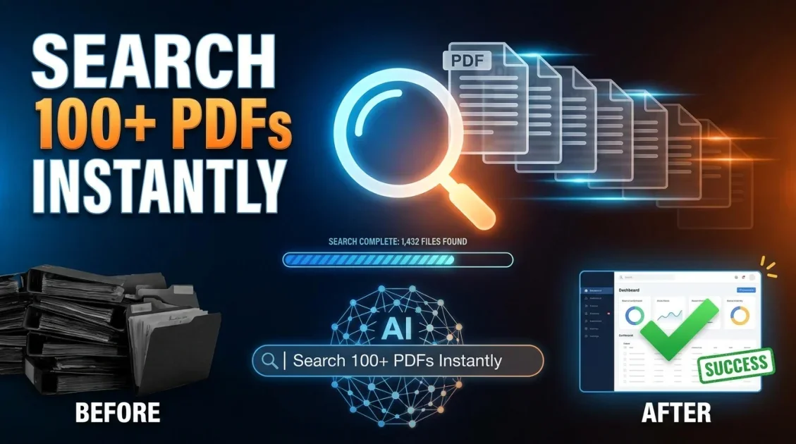 How to Search Multiple PDF Files at Once on Windows (Without Adobe)