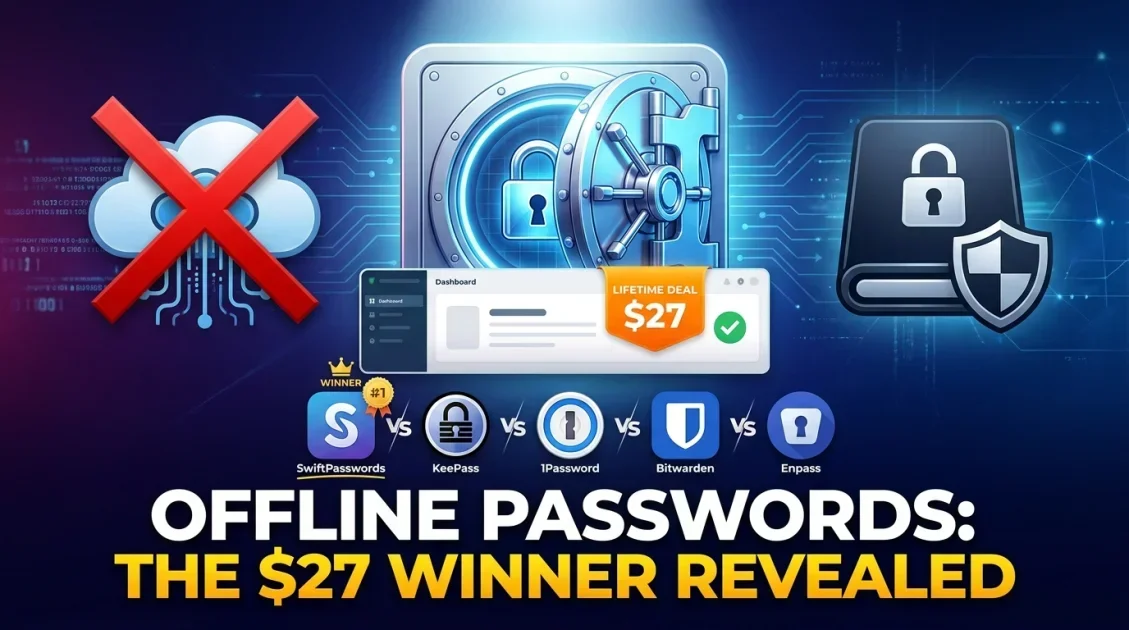 Best Offline Password Manager in 2026: Keep Your Passwords Off the Cloud