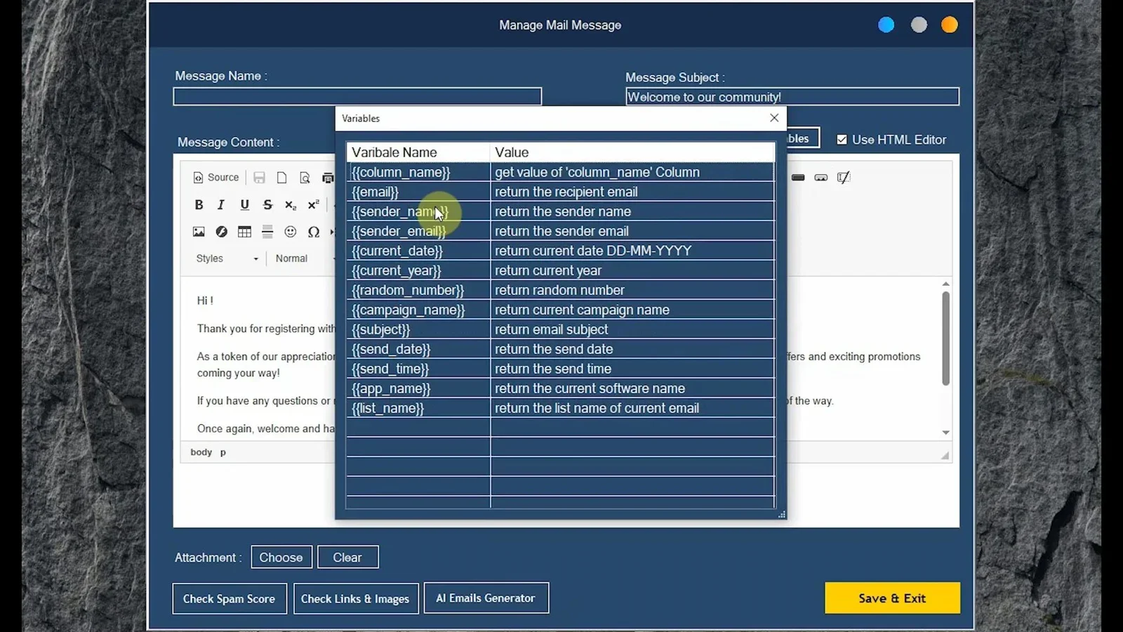 CerebraMail list cleaning and email validation feature