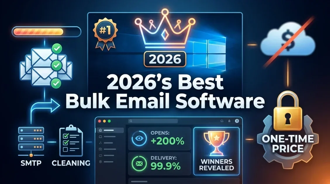 Best Bulk Email Software for Windows in 2026 (SMTP, List Cleaning and More)
