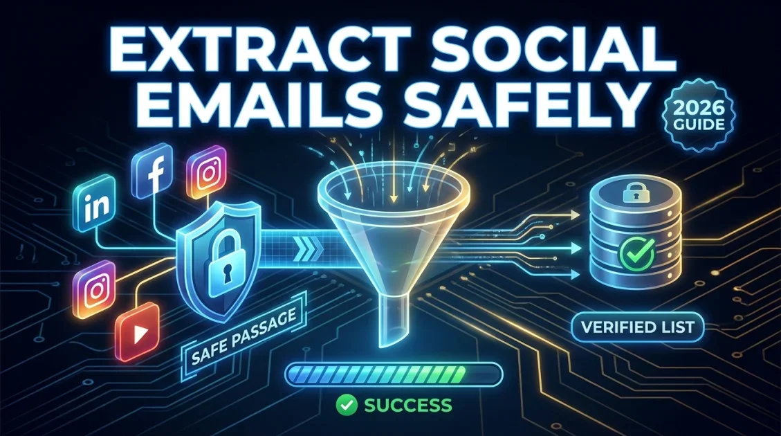 How to Extract Emails from Social Media Without Getting Blocked (2026 Guide)