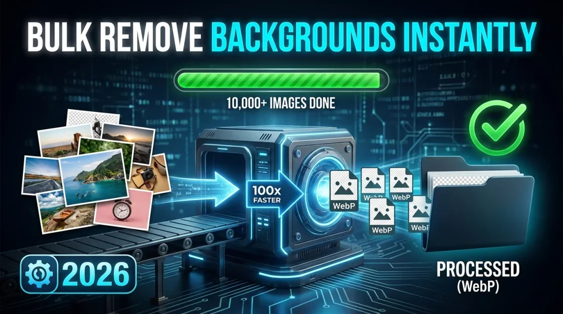 How to Remove Image Backgrounds in Bulk Offline (2026 WebP Guide)