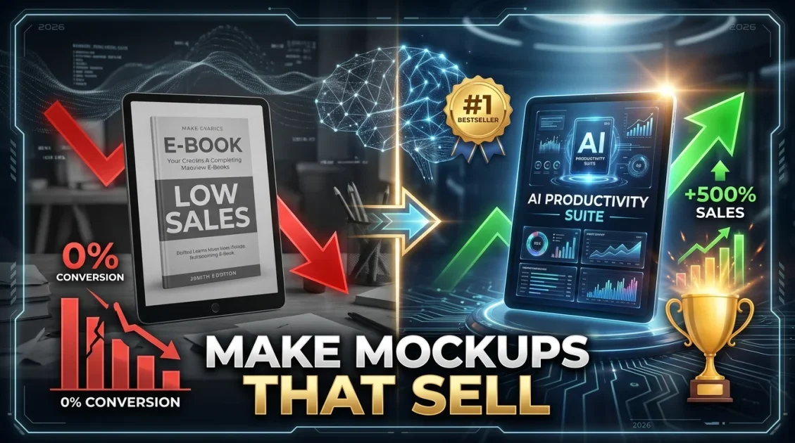 How to Create Mockups for AI Generated Digital Products That Sell (2026)