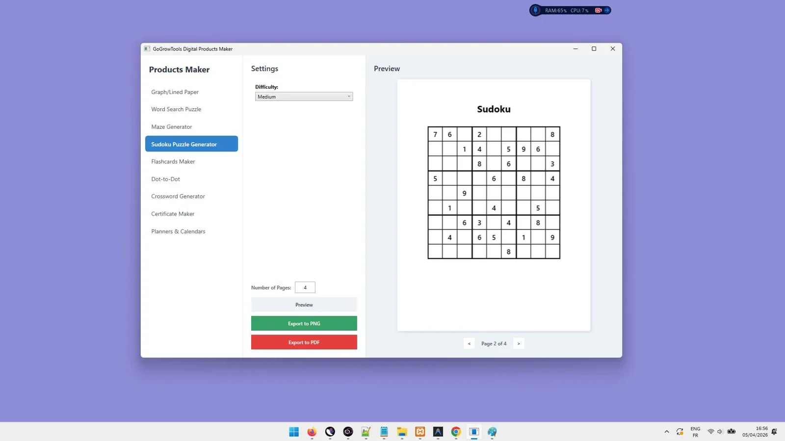ProductHelix Crossword Grid Formatting