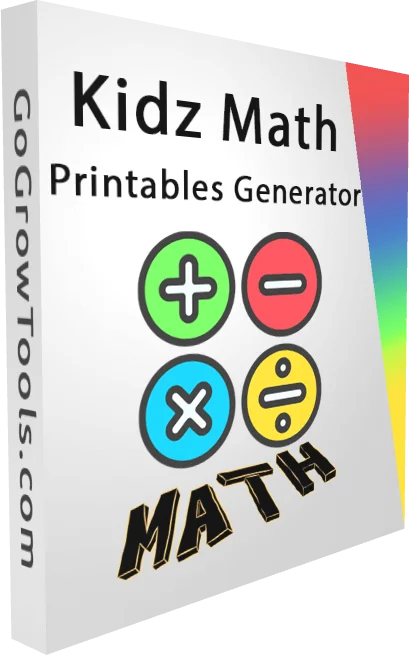 Kidz Math Printables Generator
