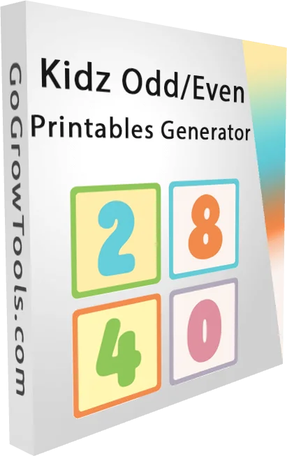 Kids Odd & Even Printables Generator
