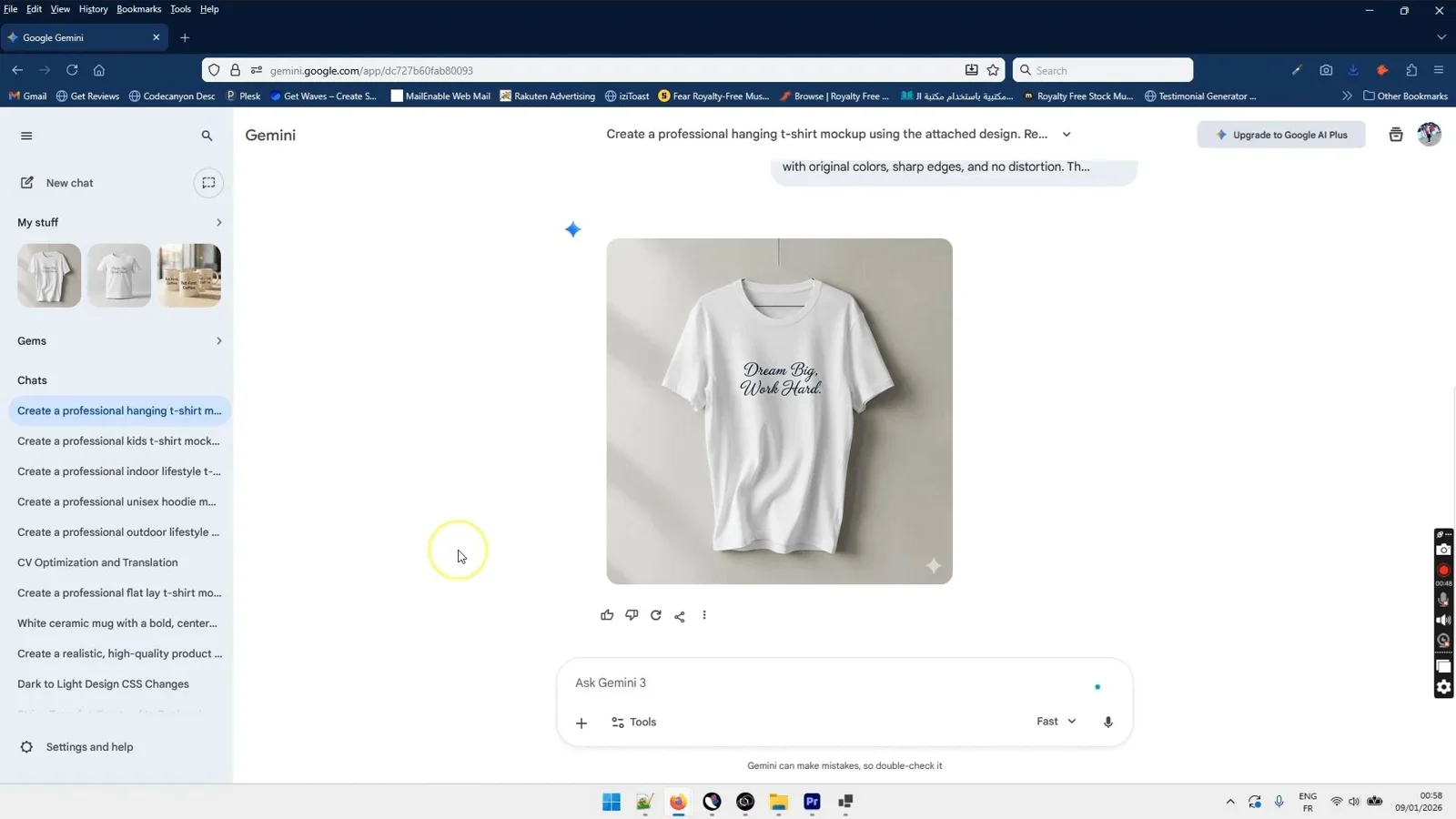 Structured prompt formulas inside Mockups Prompts Library