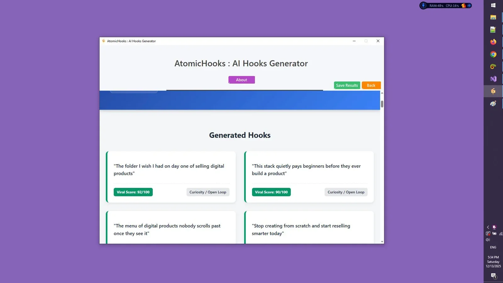 AtomicHooks Tension and Cadence Scoring Engine