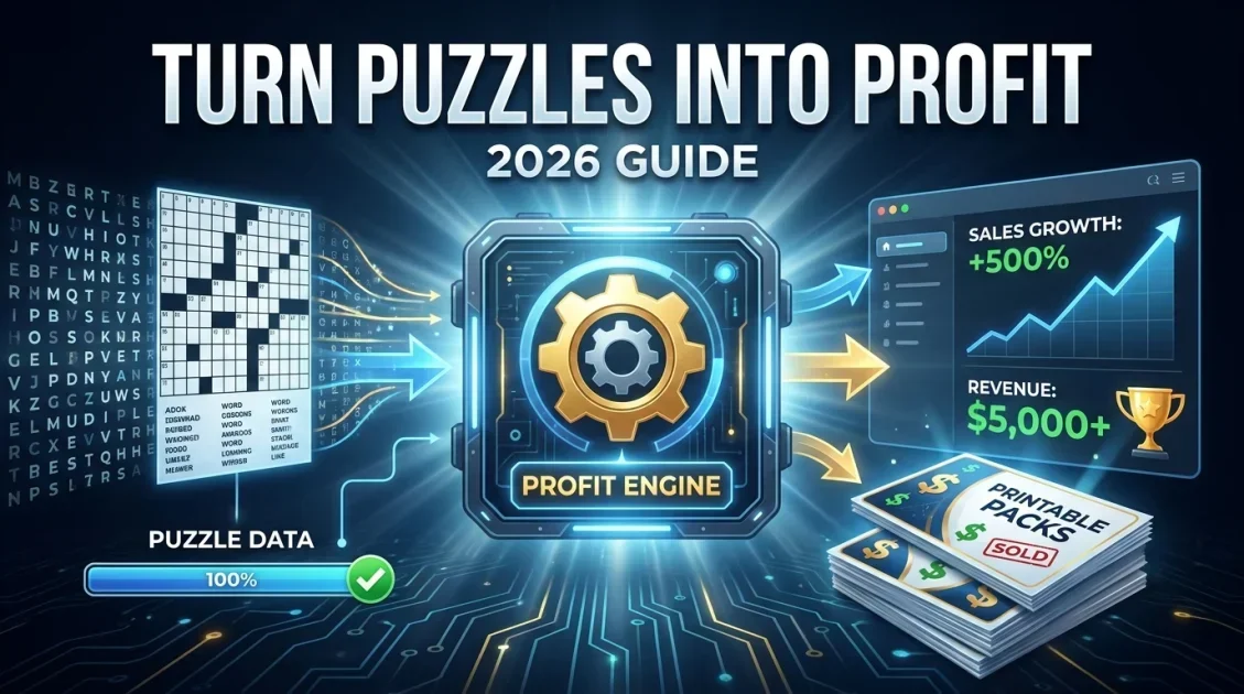 How to Make Printable Crossword and Word Scramble Puzzles to Sell in 2026