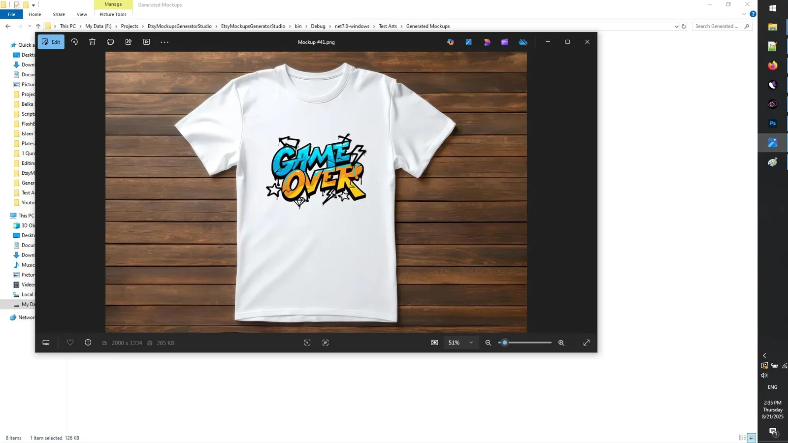 Local batch rendering sequence in Etsy Mockups Generator Studio